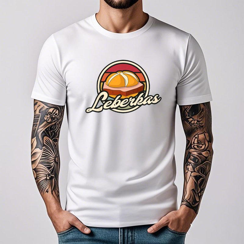 Leberkäse T-Shirt Oktoberfest München Bayern Fun Shirt Lustiges Neues Sommer Kurzarm-T-Shirt Gestartet Lässiges Baumwoll-Print-Oberteil