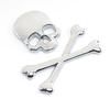 3D Metal Skull Car Stickers: Ghost Head Decals for Car Sides