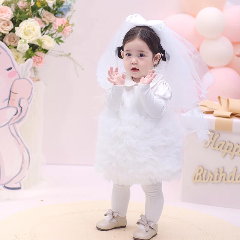 Qibo Baby Girl Autumn Birthday Dress