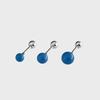3, 4, 5mm Kugelpiercing (blau)