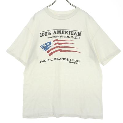 Beauty Products 80s 90s Old USA Made Print Short Sleeve T-shirt Men's Used