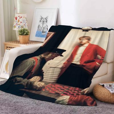 Singer Greg Freeman Burnover Blanket Soft and Skin Friendly For Couch Bed Napping Bedspread All Seasons Comforter