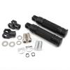 Motorcycle Knurled Modified Foot Pegs Folding Footrests Pedals For Harley Kawasaki Yamaha Suzuki Honda Ducati BMW Universal