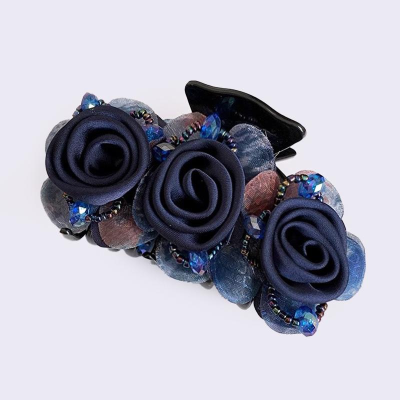 Flower Hair Clips Updo Hair Clips Adult Fashionable Hair Clips Headwear Ponytail Hair Clip Accessories