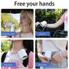 Portable Clip Fan 100 Speed Stepless Regulation USB C Rechargeable Personal Cooling