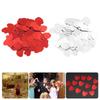 Glittering Heart Shape Confettis Ornament Confettis for Event Decoration Perfect for Tables Gifts and Scrapbooking