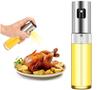 304 Stainless Steel Glass Oil Spray Bottle - Press Type for Barbecue and Cooking