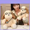 Plush Dog Toy With Glasses And Camera Cute Stuffed Animal For Girls And Boys