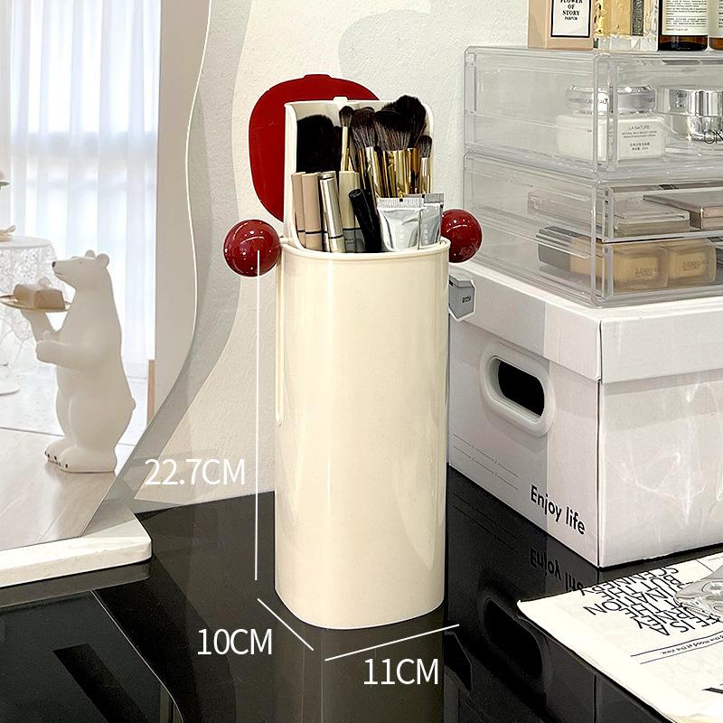 Automatische Hefbare Make-up Opbergdoos Stofdichte Make-up Kwastenhouder Bureau Make-up Gereedschap Organizer Lippenstift Wenkbrauwpotlood Houder