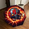1pc Tampa Bay Buccaneers Helmet Artwork Umbrella with Plastic Handle,Suitable for All Seasons Home Travel Outdoor UmbrellaDD454