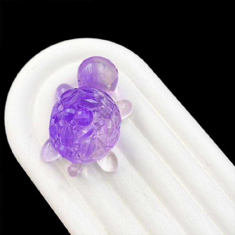 Detailed Diamonds Turtles Silicone Mold Portable Silicone Decors Mold Designed For Crafting Realistic Turtles Ornament