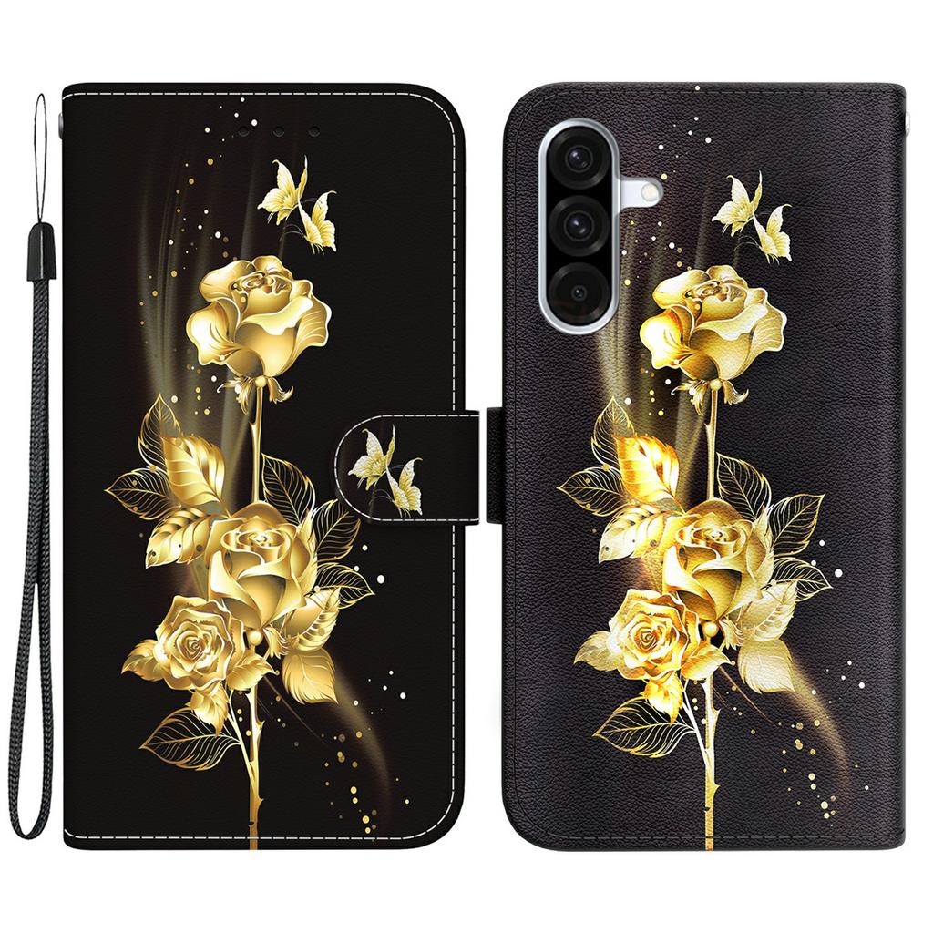 For Samsung Galaxy A26 5G Wallet Phone Case Anti-Drop Leather Flip Cover Pattern Printing