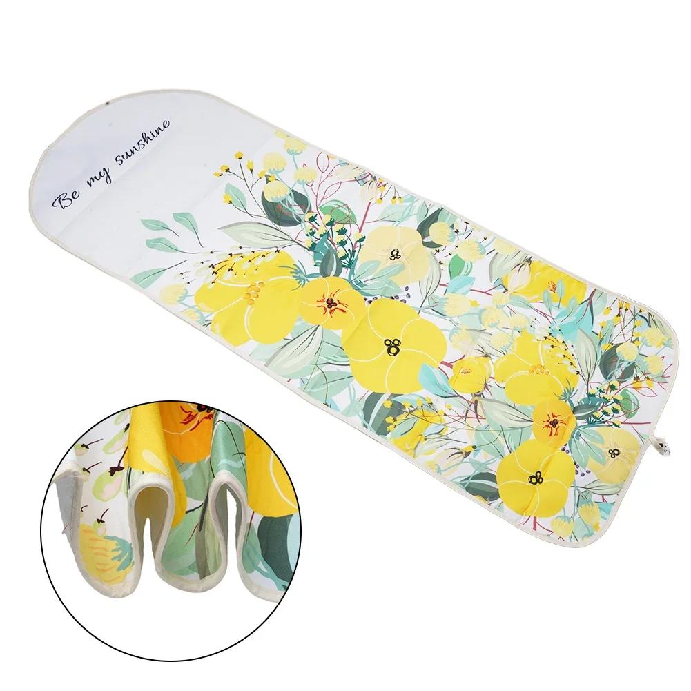 Super Extra Wide Drawstring Ironing Board Cover High Temperature Resistance Scorching Ironing Board Padded Cover 140x50cm