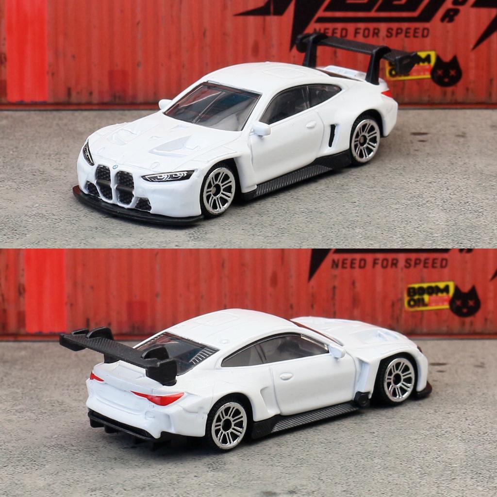 ACD1 1/64 BMW M4 GT3 Toy Car Model CCA MSZ 1:64 Diecast Vehicle Miniature Free Wheels Collection Suitable for Hot Wheels Gift Kid