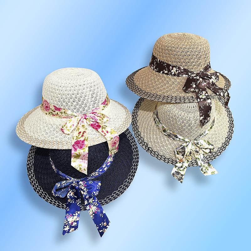 Lady's Casual Sun Hats Elegant  Hats Sun Protection Wide Brim Hats  Beach Hats Summer