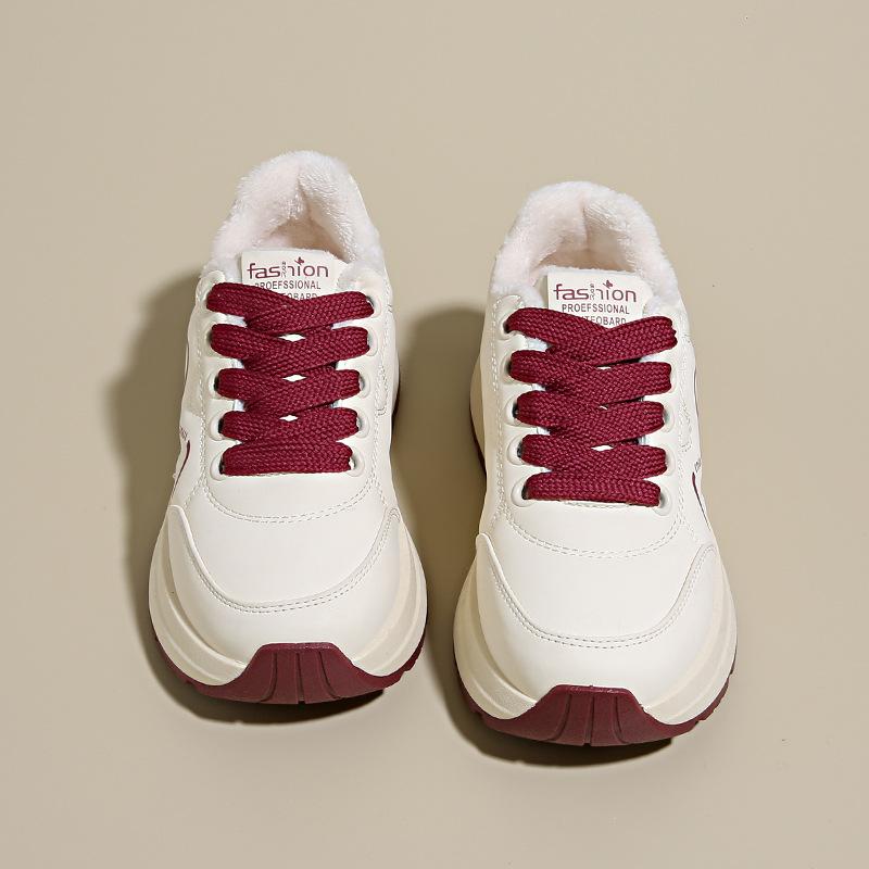 

[Индивидуальный] JCF2705 новая коллекция осень-зима 2025, женские туфли на платформе, цветные, теплые хлопковые туфли, высокие, бархатные, простые 40