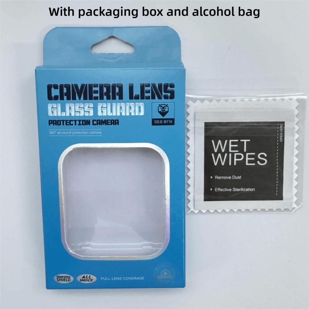 Corning Glass Camera Lens Glass Cover Aluminum Base Fall-resistant AR Camera Lens Protector Back Camera Glass for iP17 Pro