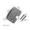 4 Strings Box Guitar Tailpiece Replacement with Strong Corrosion Resistance & Easy Mounting Instrument Accessory