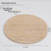 Abay Travertine-Look Round Tray
