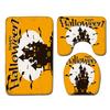 Halloween Shower Curtain Floor Mat Combination Four-Piece Set Kitchen Absorbent Non-Slip Carpet Bedroom Door Mat