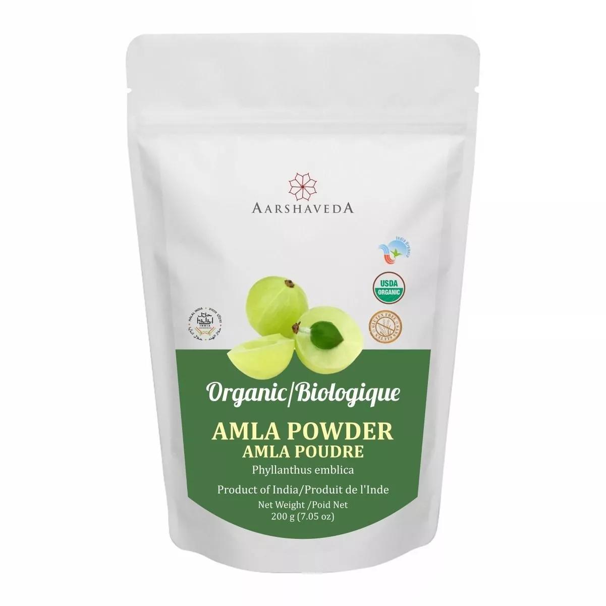 

Порошок Амли (200 г), Organic Amla Powder, Aarshaveda