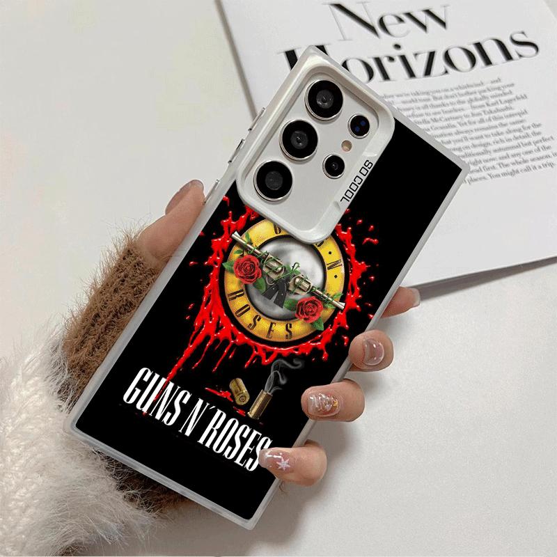 

Band G-Guns N R-Roses Shockproof Phone Case for Samsung Galaxy S26 Edge S25 Ultra S24 FE S23 Plus S21 Cover Anti Fall Fundas Samsung S21