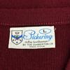 Pickering 70s 80s Made In USA Vintage Embroidery Long Sleeve V Neck Sweater Men's Used