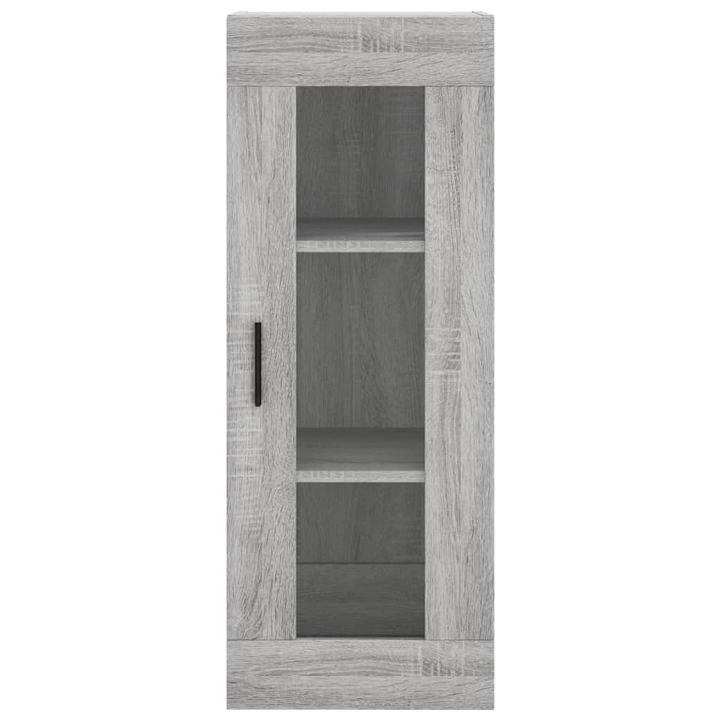 Wall Cabinet Gray Sonoma 34.5 X 34 X 90 Cm