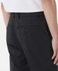 MUSINSA STANDARD [Cooltandard] Relaxed Tapered Hidden Banding Crop Slacks [Dark Gray]