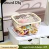 Transparent Flip-Top Box for Organizing Hair Accessories: Clips, Rubber Bands, Necklaces, Headwear, Rings, Ties, and Flowers.