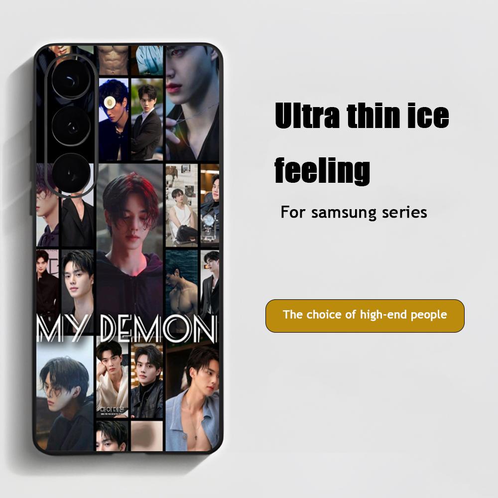 Star S-Song K-Kang Phone Case For Samsung Galaxy S25 S24 S23 S22 S21 S20 Plus Ultra Note20 Soft Black