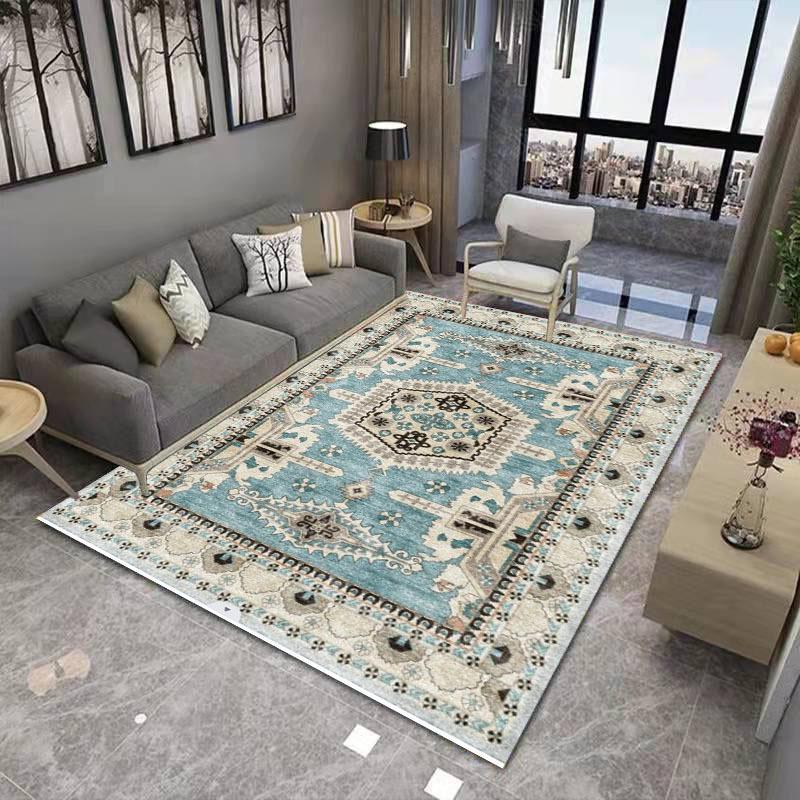 Bohemian Style Living Room Decoration Carpet Ethnic Style Hotel Fully Covered Corridor Carpet