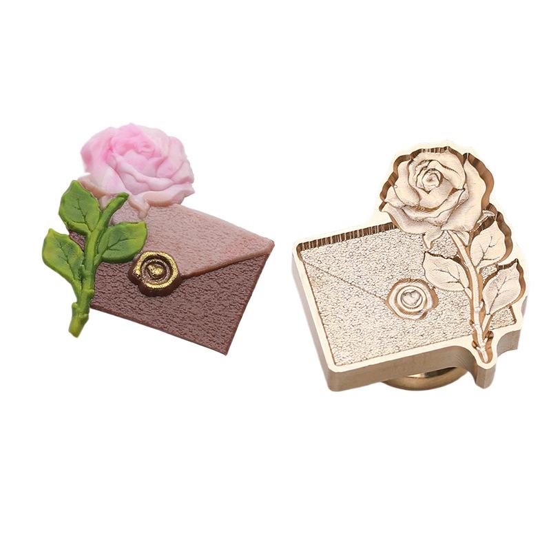 Embossed Plants Flowers Lacquer Seals and Seals Are for Stamps Wedding Invitations Gift Packaging and Decoration