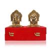 Metal Laxmi Lakshmi Ganesh Gift Items for Cooperate, Anniversary, Wedding Gift, Housewarming with Velvet Box Packing (Set of 1)