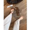 Slippers Women Wear 2025 Summer New Internet Celebrity Fashion Women's Flat Sandals Word with Toe Sandals