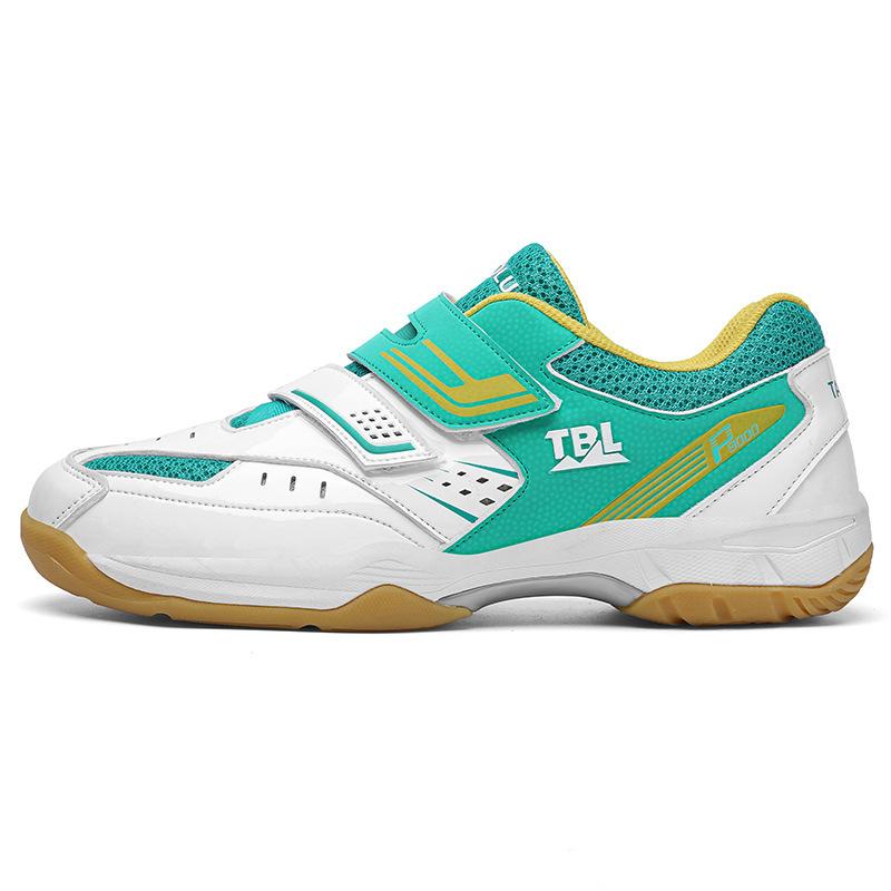

Новые тренировочные бадминтонные кроссовки мужские и женские кроссовки для настольного тенниса с липучками дышащие теннисные кроссовки 36