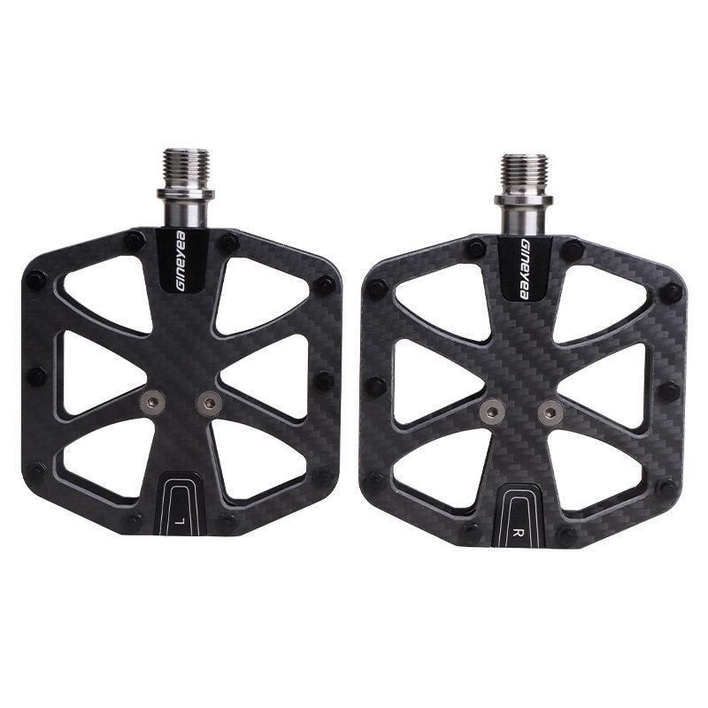 Gineyea Jingye Carbon Fiber Ultra-light Pedals for Road and Folding Bikes (Little Bird/P8/P10)