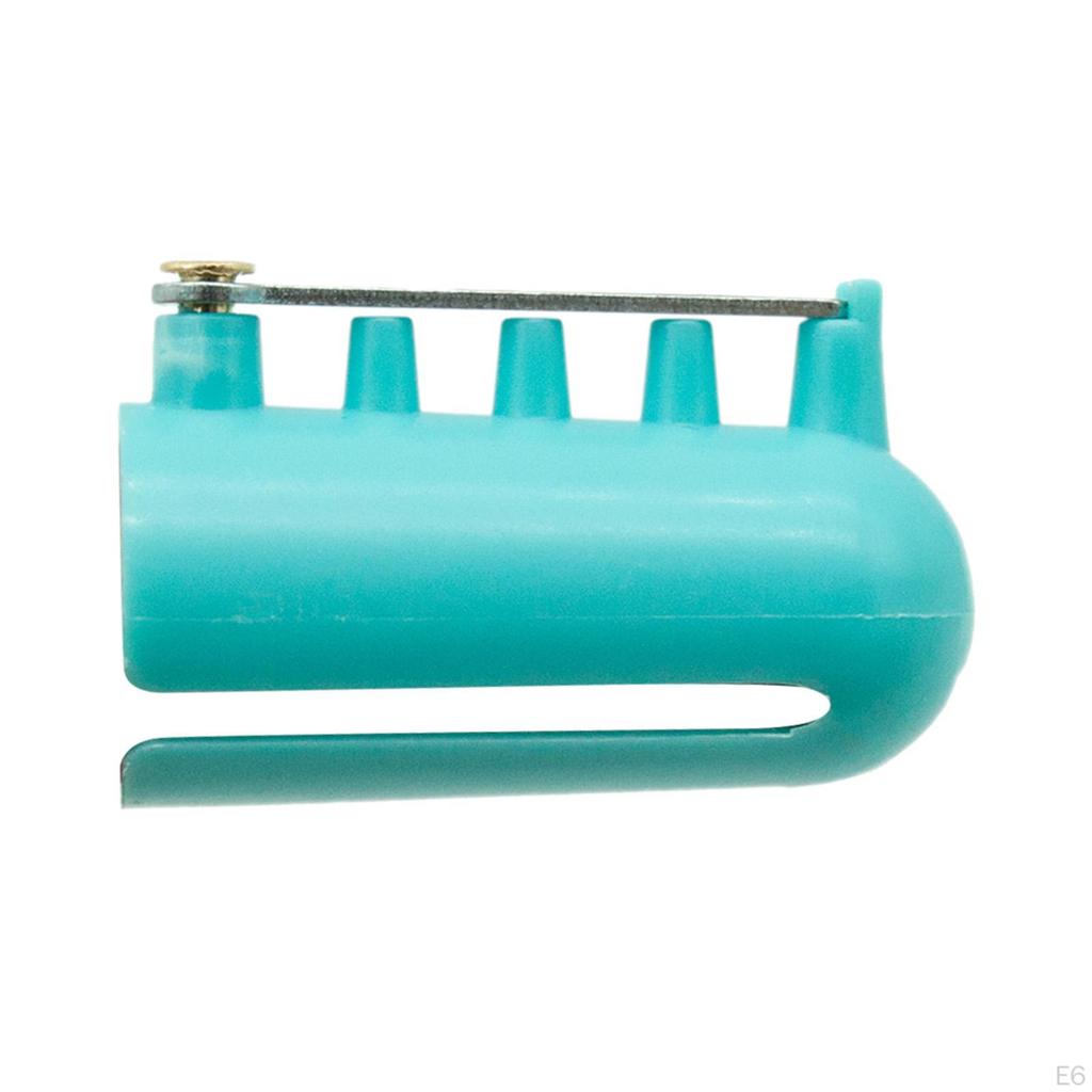 Set de 5 piese Ghid de fire pentru tricotat și croșetat, Suport pentru deget, Degetar, Cârlig,