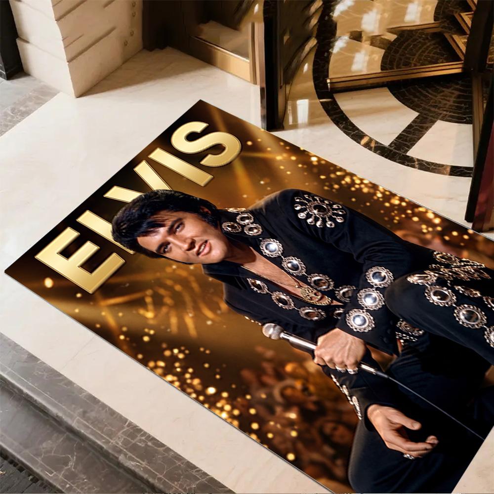 Elvis Presley Performance Carpet Suitable for Bedrooms Entryway Foyer Living Rooms Antislip Carpet Office Home Decor Wedding Party Gift
