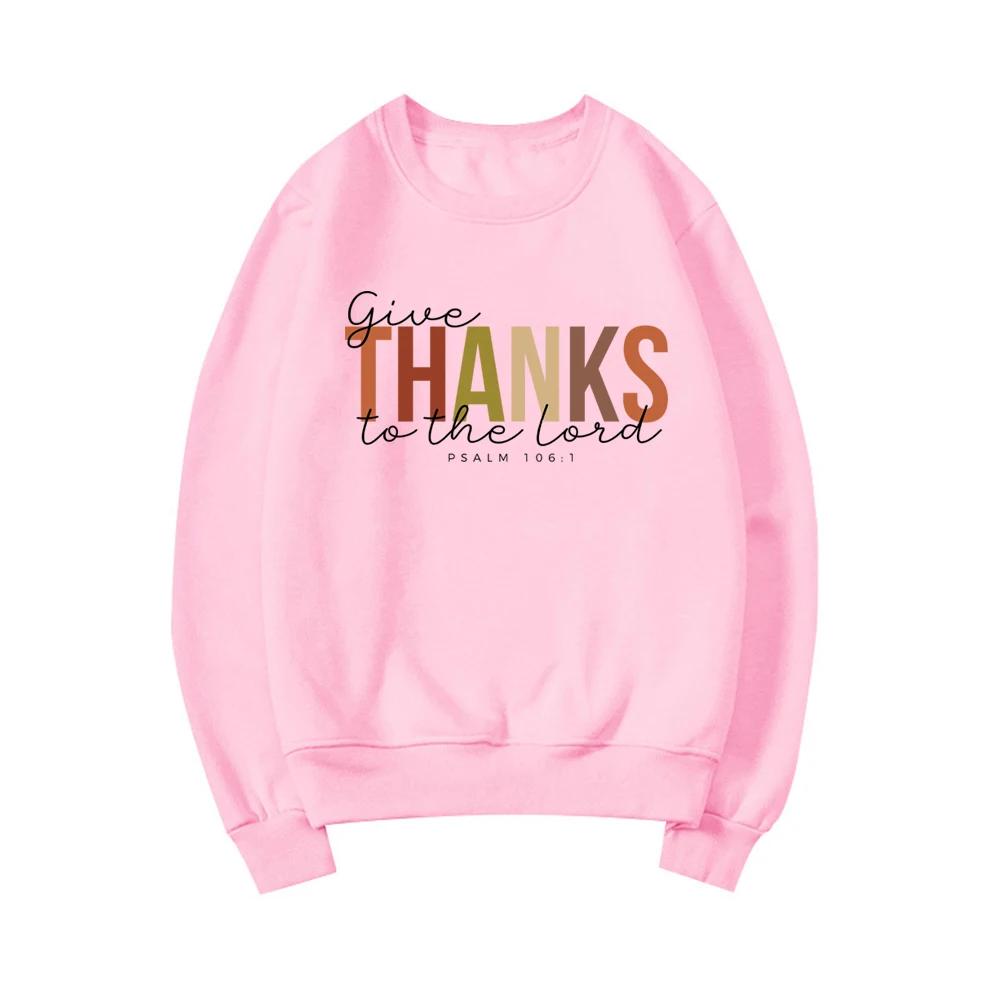 Christian Fall Sweatshirt Fall Religious Shirt Hanksgiving Sweatshirt Women Long Sleev Crewneck Sweatshirts Friendsgiving Hoodie