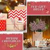 5Pcs Christmas Decoration Glitter Berrie Christmas Tree Ornaments Artificial Flower for Home New Year 2026 Decor Navidad Gifts
