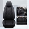 Full Set Car Seat Covers  Luxury Faux Leather Car Seat Covers, Universal Fit Full Coverage Protectors  Comfortable & Durable