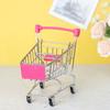 1 ks Mini nákupní košík Supermarket Handcart Nákupní košík Skladovací hračka