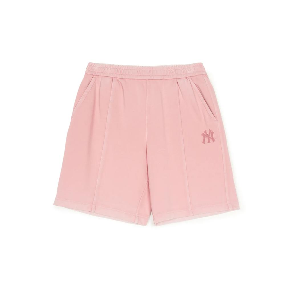 New MLB New York Yankees Basic Collection SS25 Casual Shorts Unisex Pink 3ASPB2053-50PCL