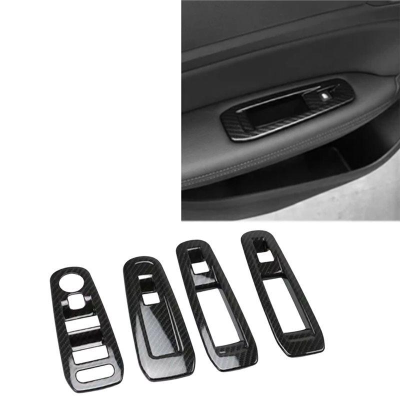 Car Window Switch Cover Lifter Button Panel Trim Sticker For 308 308S 408 2016-  Glass Control Unit