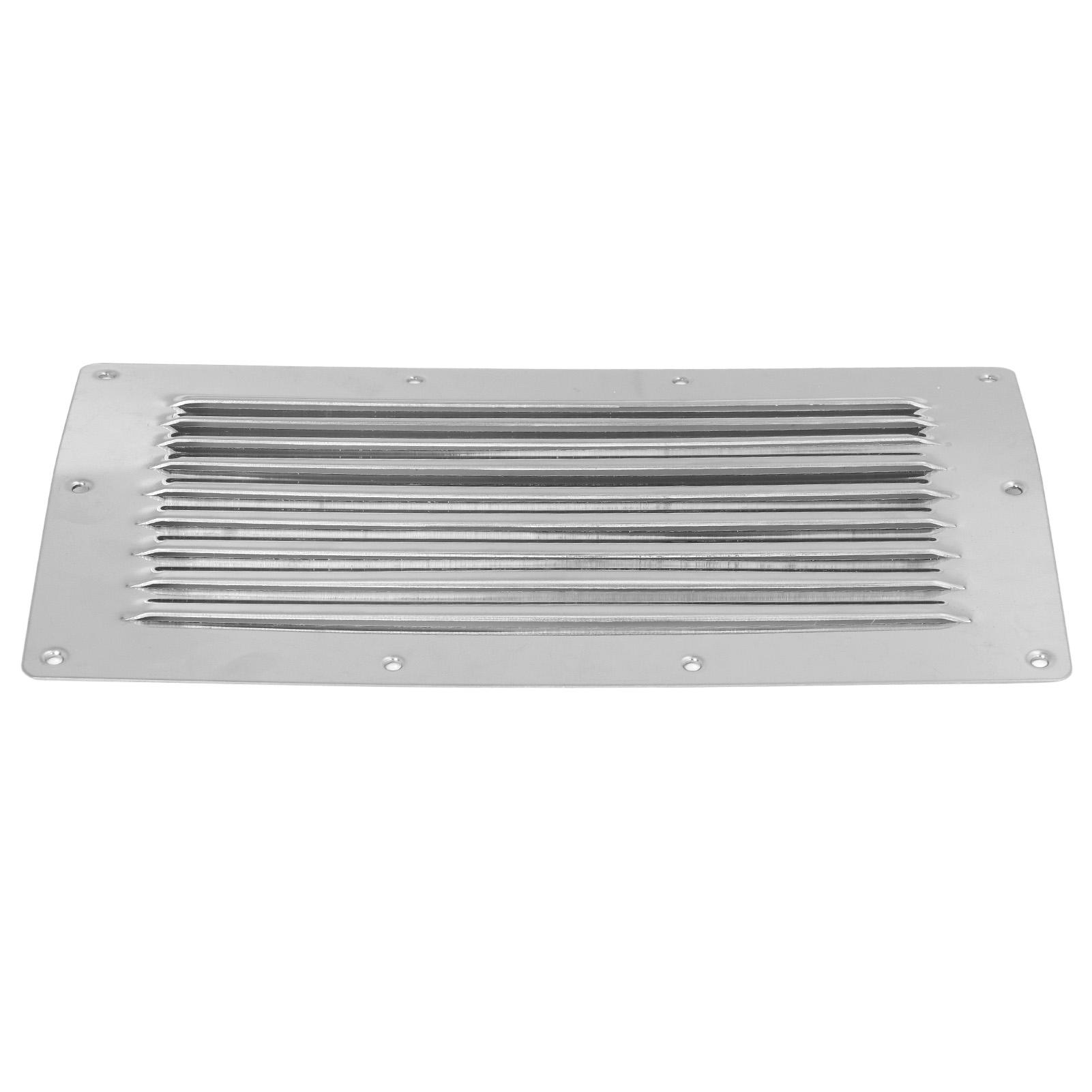 

250x150mm Air Vent Louver Grill Cover Stainless Steel Duct Ventilation Marine Hardware for Boat Yacht RV Caravan