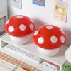 Mini Household Accessories Cute Garbage Can Waste Bin with Lid Detachable Collect Rubbish Red Mushroom Table Desk Binwastebaske