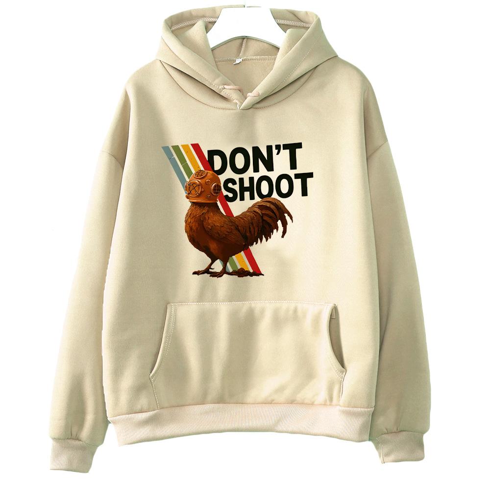 Grafica Non Sparare Felpa con Cappuccio ARC Felpe ARC Raiders Felpa per Giocatori Uomo Donna Felpa con Cappuccio Ispirata ad Arc Raiders Pullover Top Y2K Outfit coordinato per coppia