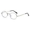 0 -600 Metal Myopia Glasses Small Circular Retro Anti Blue Light Glasses Business Unisex Eye Protection Eyewear Accessories