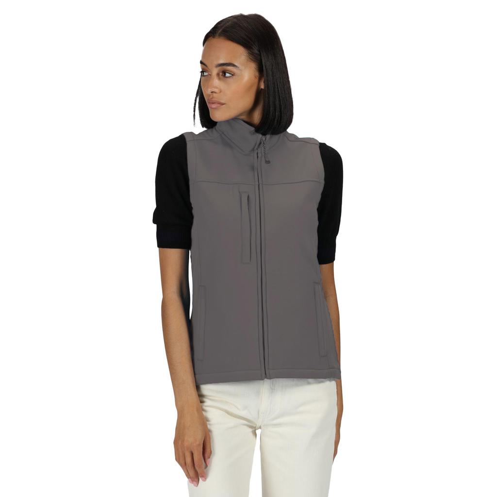 Regatta Womens/Ladies Flux Softshell Bodywarmer / Sleeveless Jacket (Water Repellent & Wind Resistant)